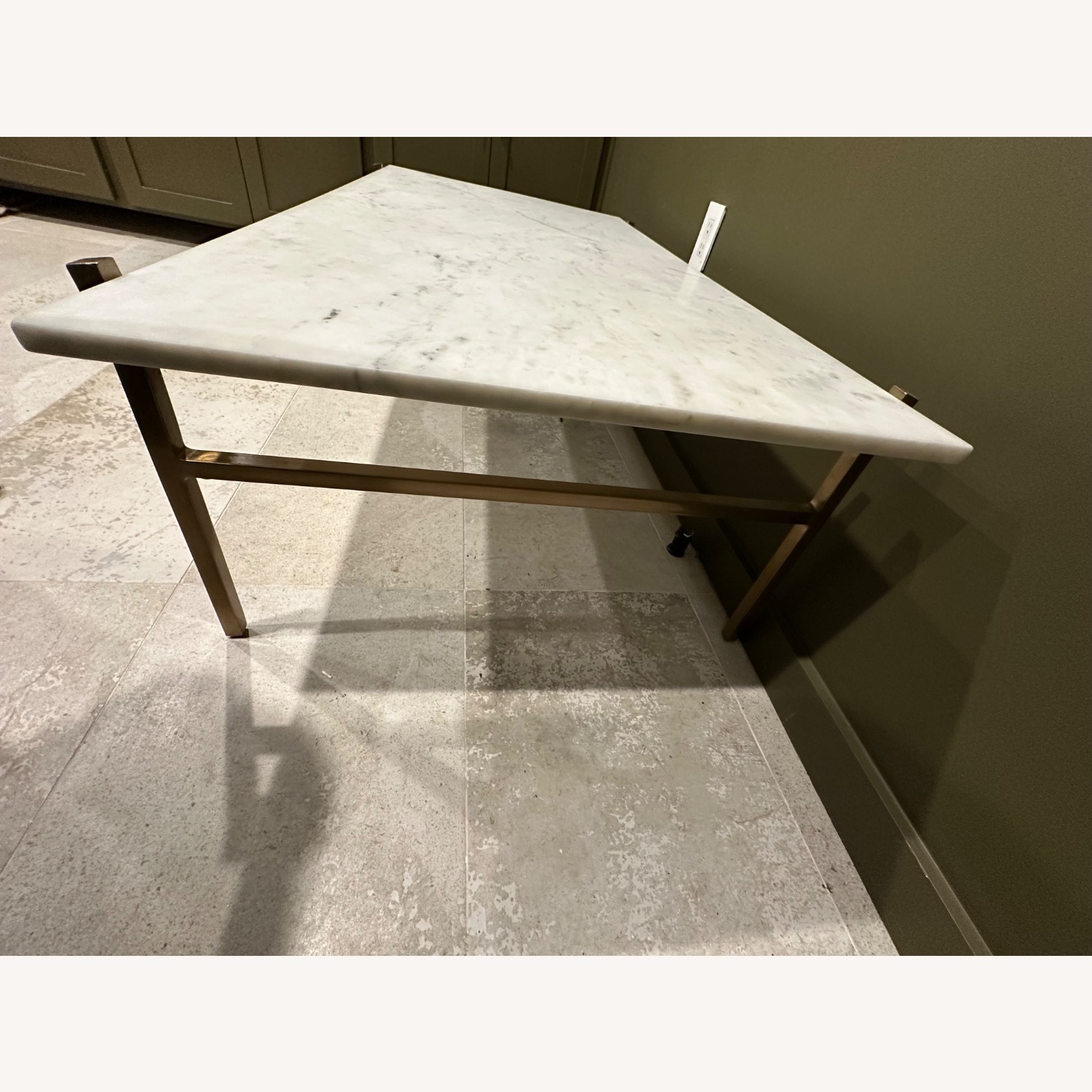 CB2 Slab Marble Coffee Table - image-3
