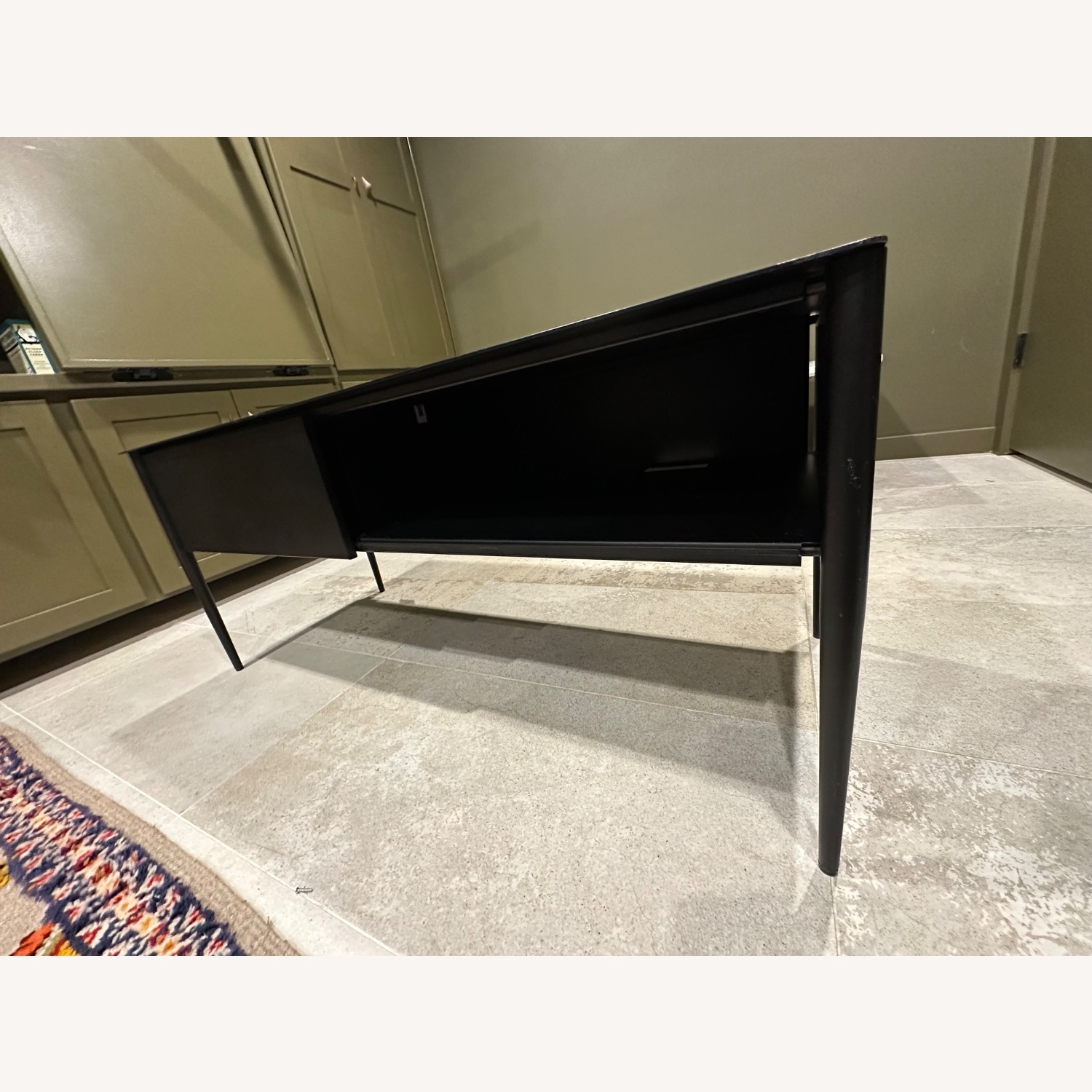 West Elm Black Metalwork Media Console - image-3