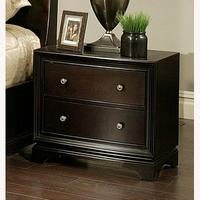Abbyson Living Furniture Dark Brown Nightstands