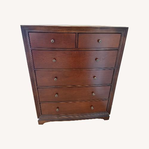 Used Abbyson Living Furniture Dark Brown Wood Dresser for sale on AptDeco