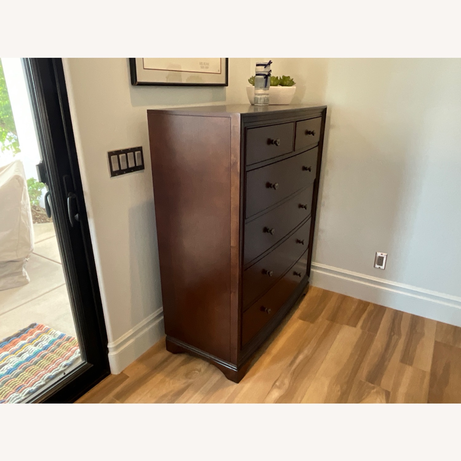 Abbyson Living Furniture Dark Brown Wood Dresser - image-2