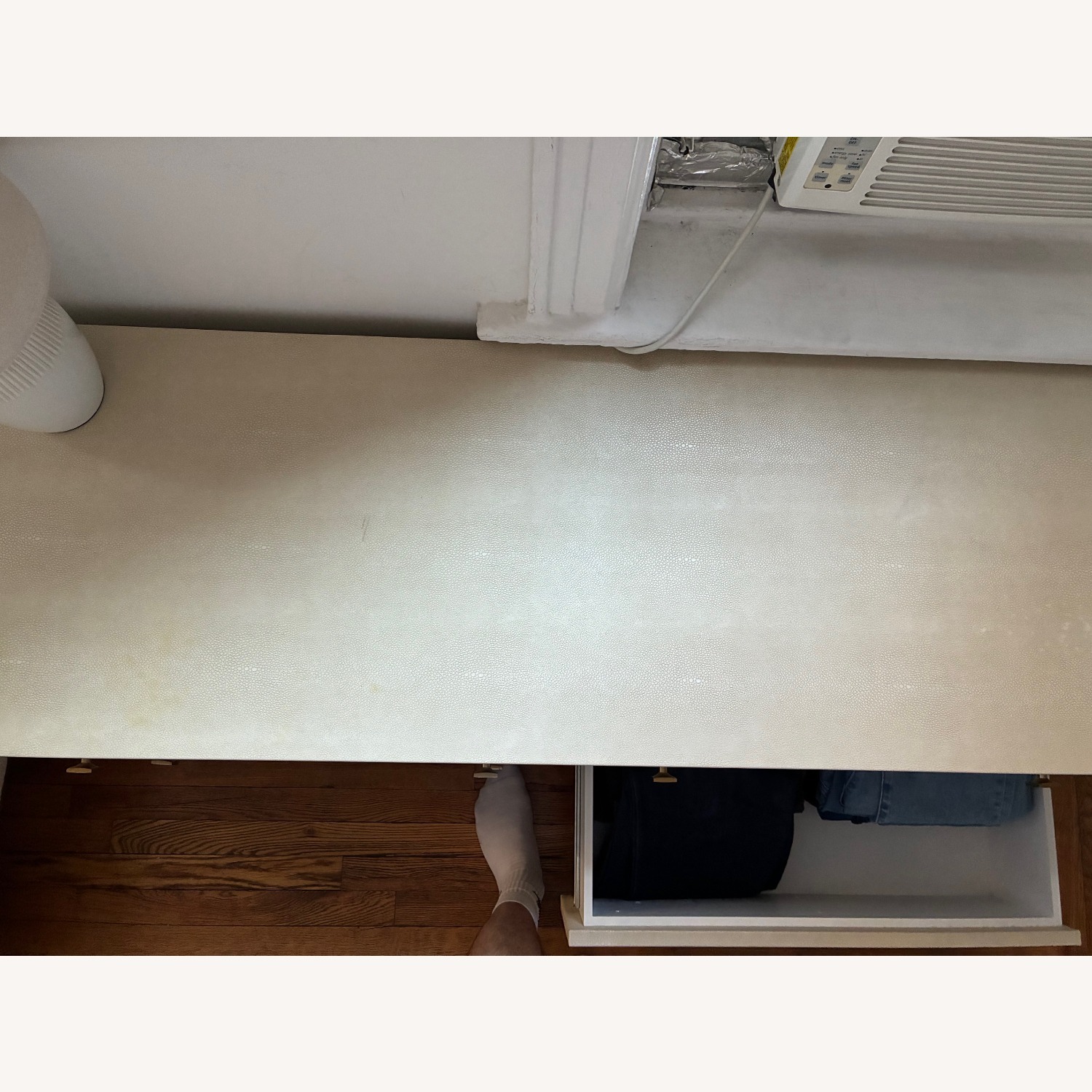 CB2 Shagreen 4-Drawer Dresser, Warm White - image-4