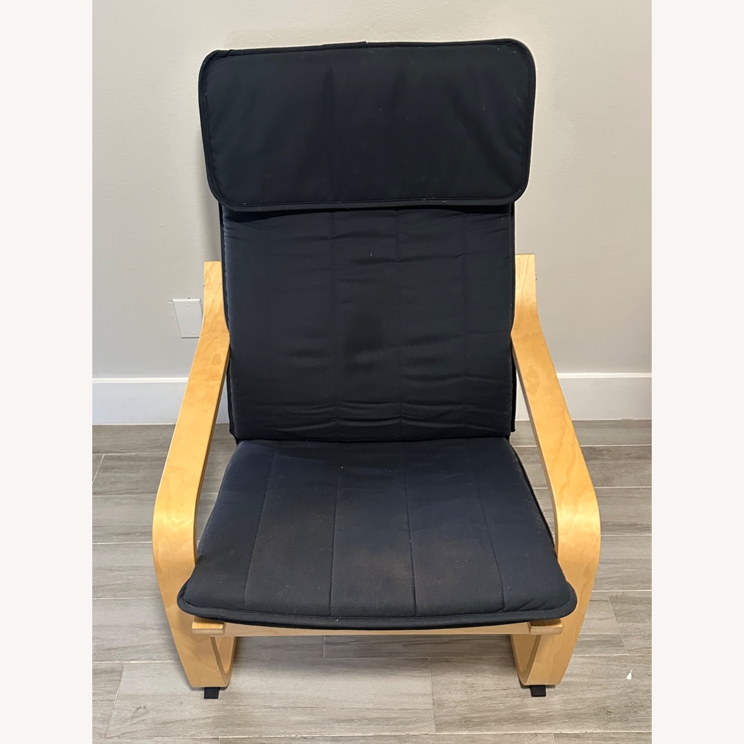 IKEA Light Brown Wood Armchair - image-1