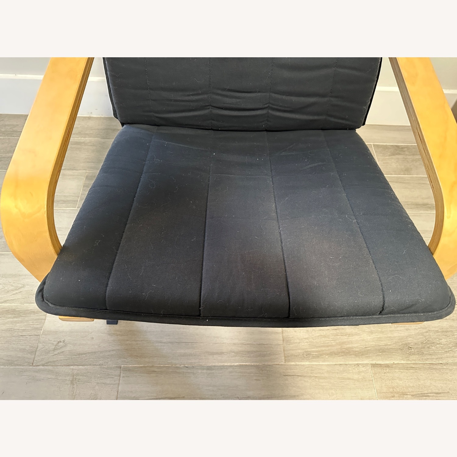 IKEA Light Brown Wood Armchair - image-7