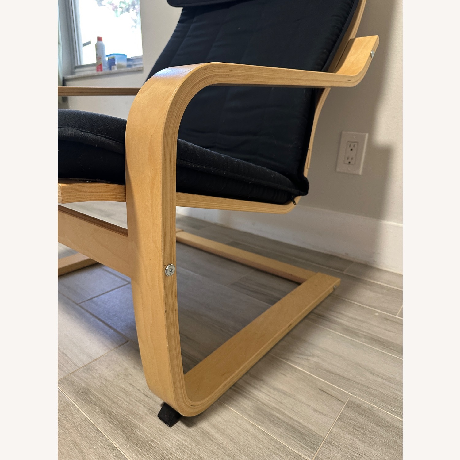 IKEA Light Brown Wood Armchair - image-4