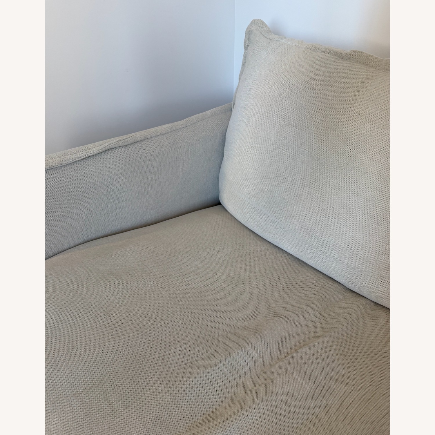 Sixpenny Neva Natural Linen Loveseat - image-3