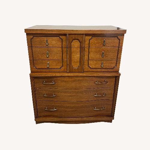 Used Vintage/Antique Light Brown Wood Dresser for sale on AptDeco