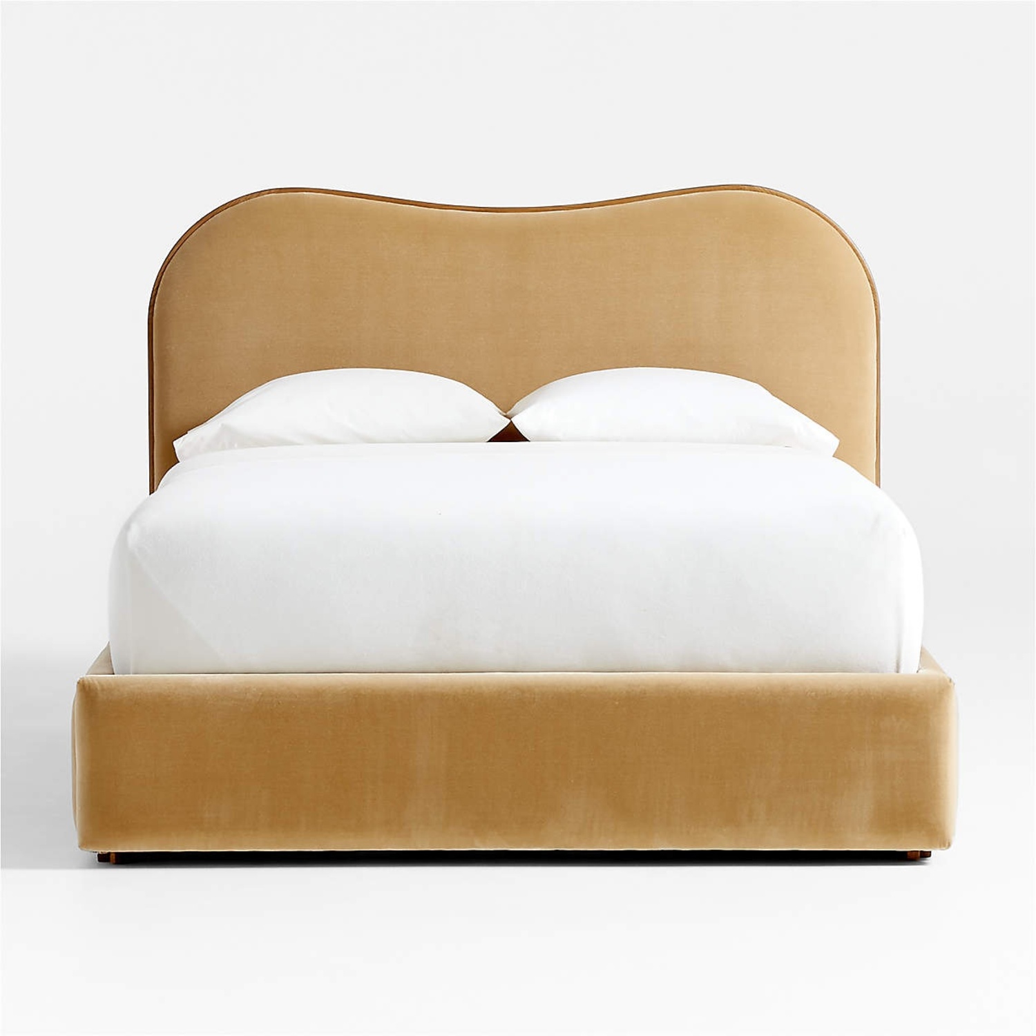 Crate & Barrel Upholstered Storage Queen Bed by Jake Arnold - image-7