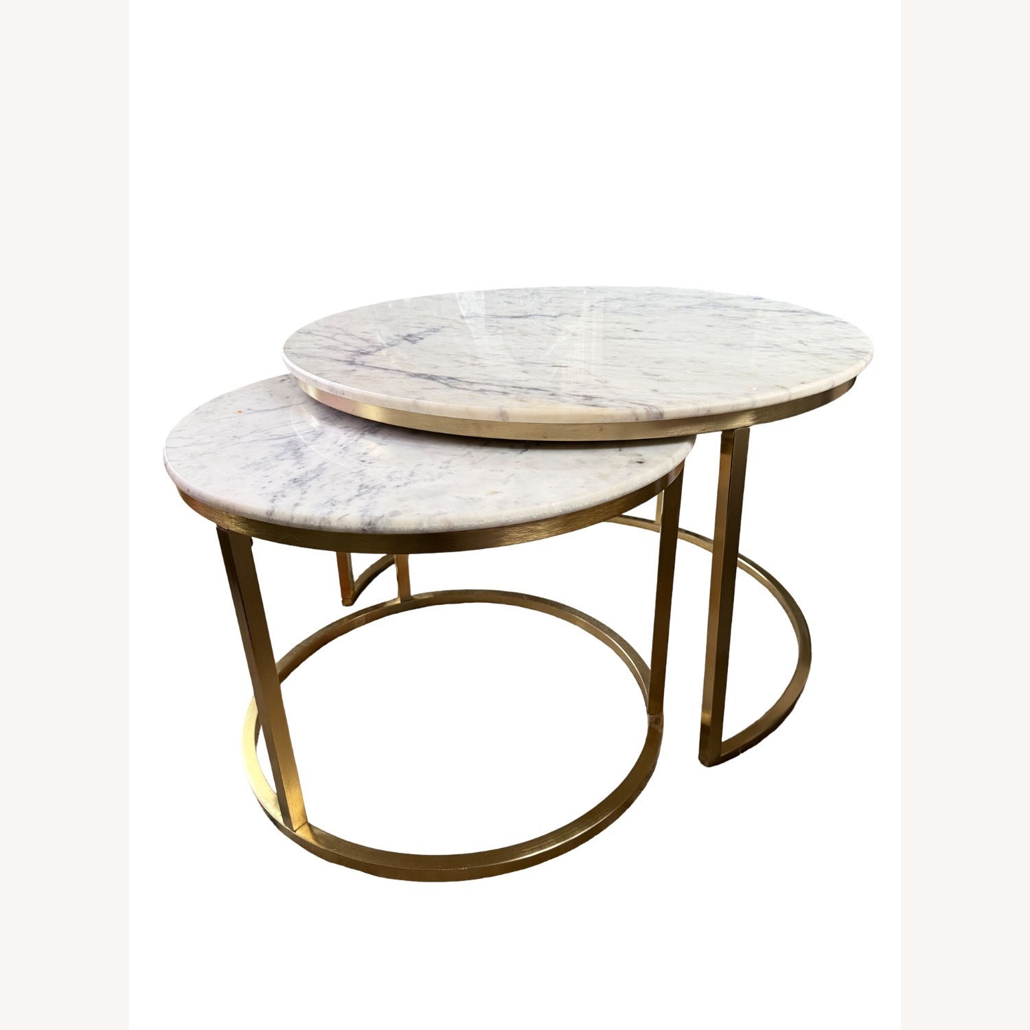 Home Decorator's Collection Marble Nesting Coffee Tables - image-3