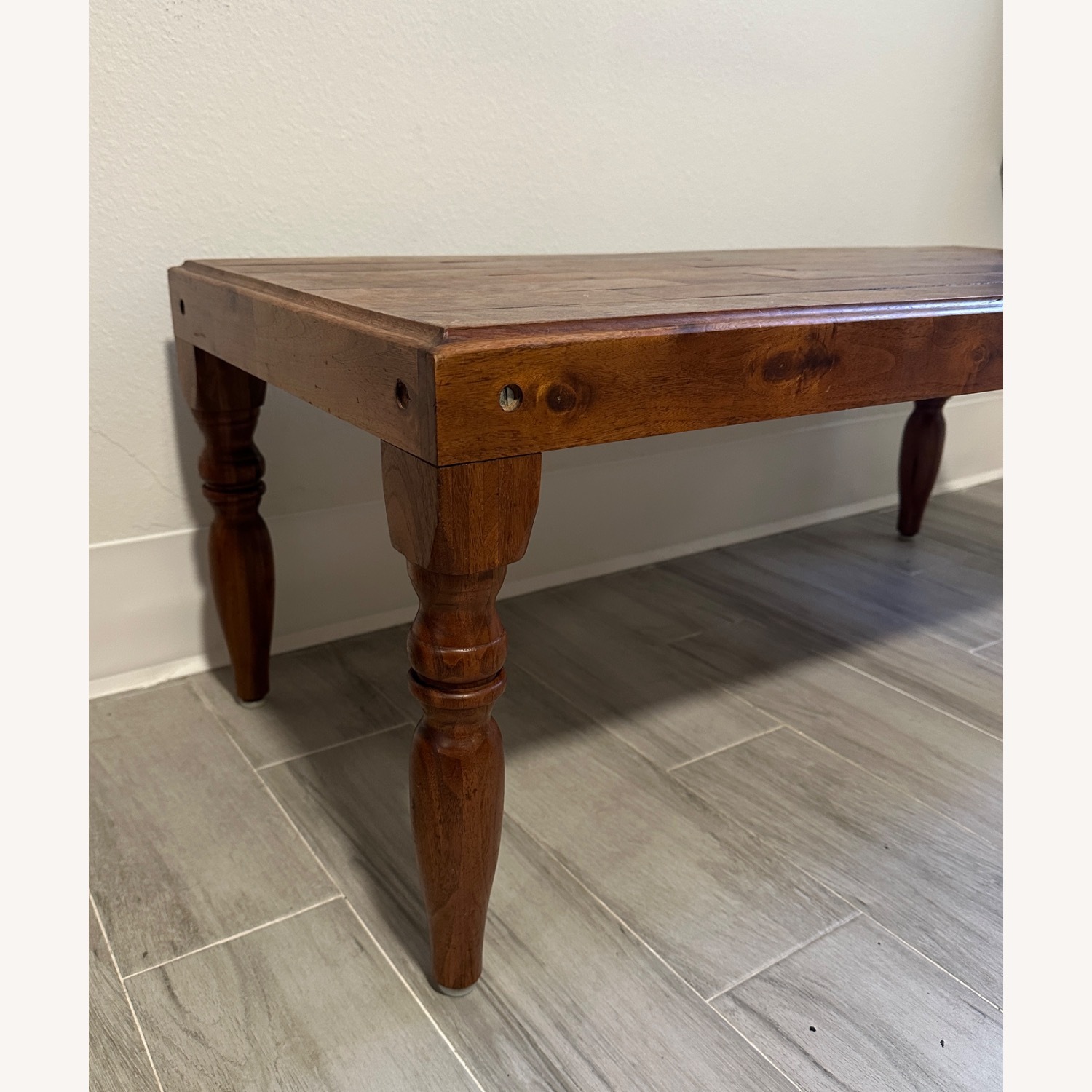 Vintage/Antique Finds Dark Brown Coffee Table - image-3