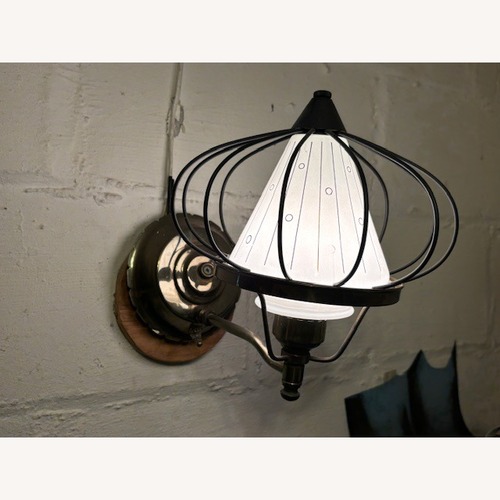 Used White Wall Lamp for sale on AptDeco