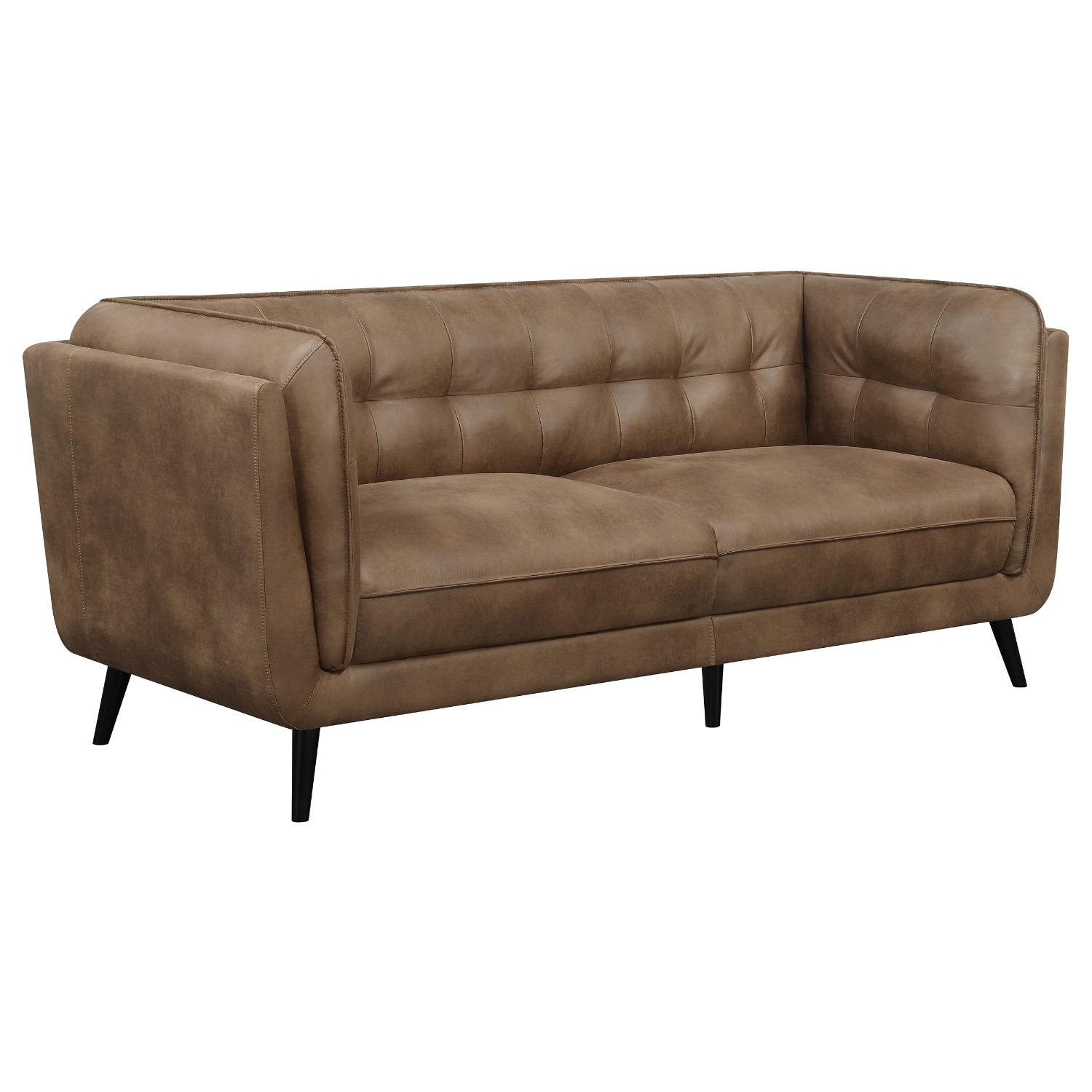 Coaster Fine Furniture Dark Brown 3+ Seater Sofa - image-5