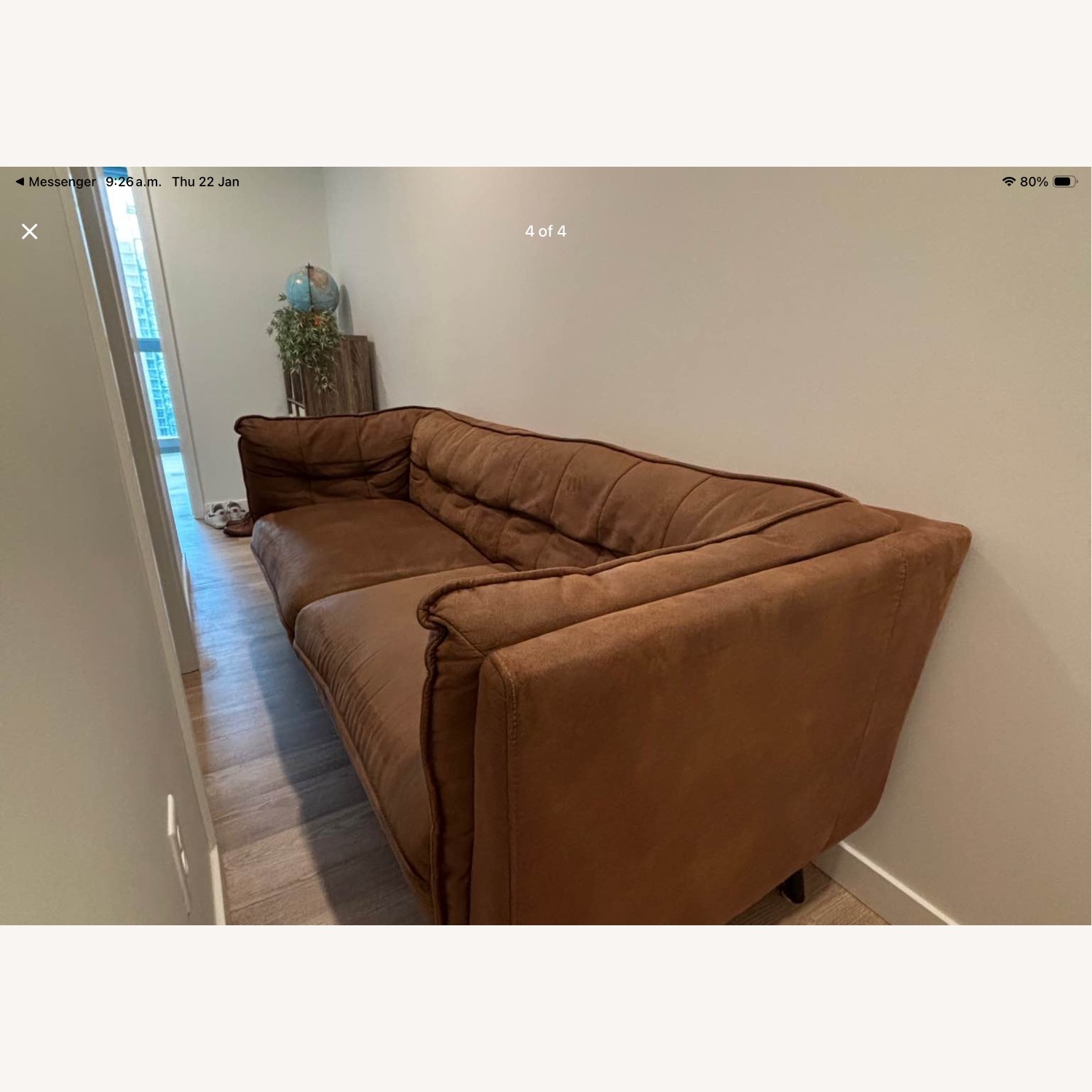 Coaster Fine Furniture Dark Brown 3+ Seater Sofa - image-3