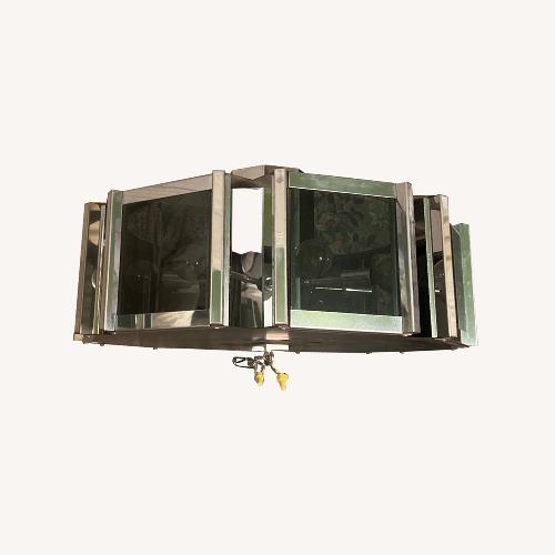 Used Vintage Midcentury Modern Glass Chandelier for sale on AptDeco
