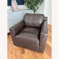 Crate & Barrel Leather Chair