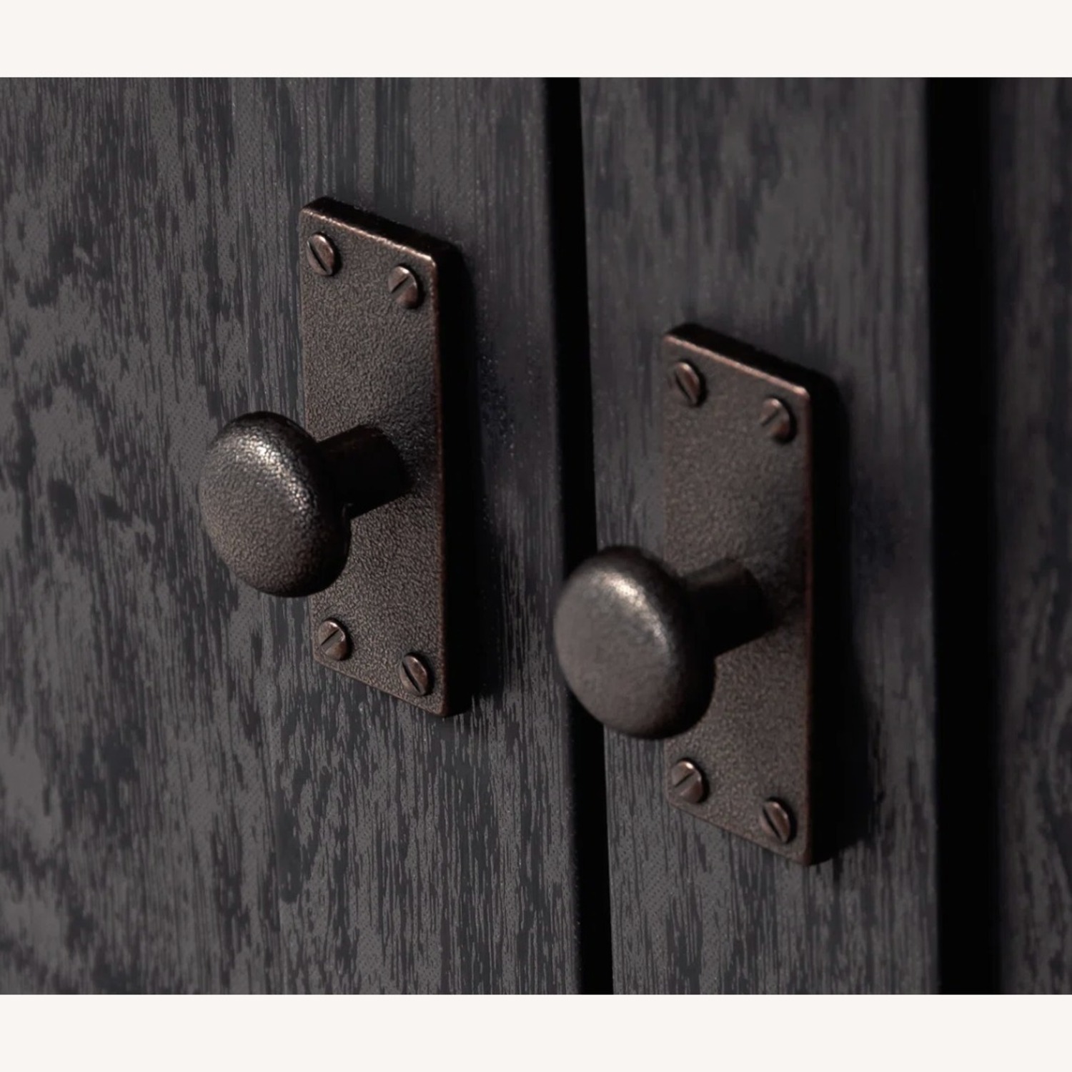 Myrasol Bookcase Black Wall Shelf - image-3