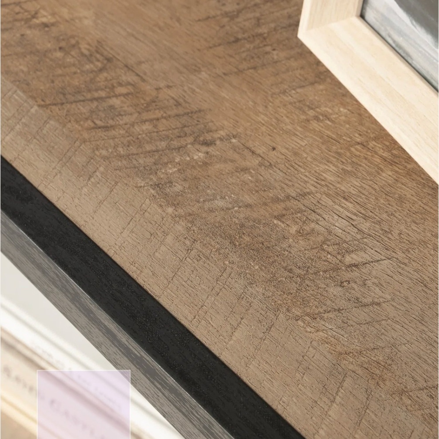 Myrasol Bookcase Black Wall Shelf - image-4