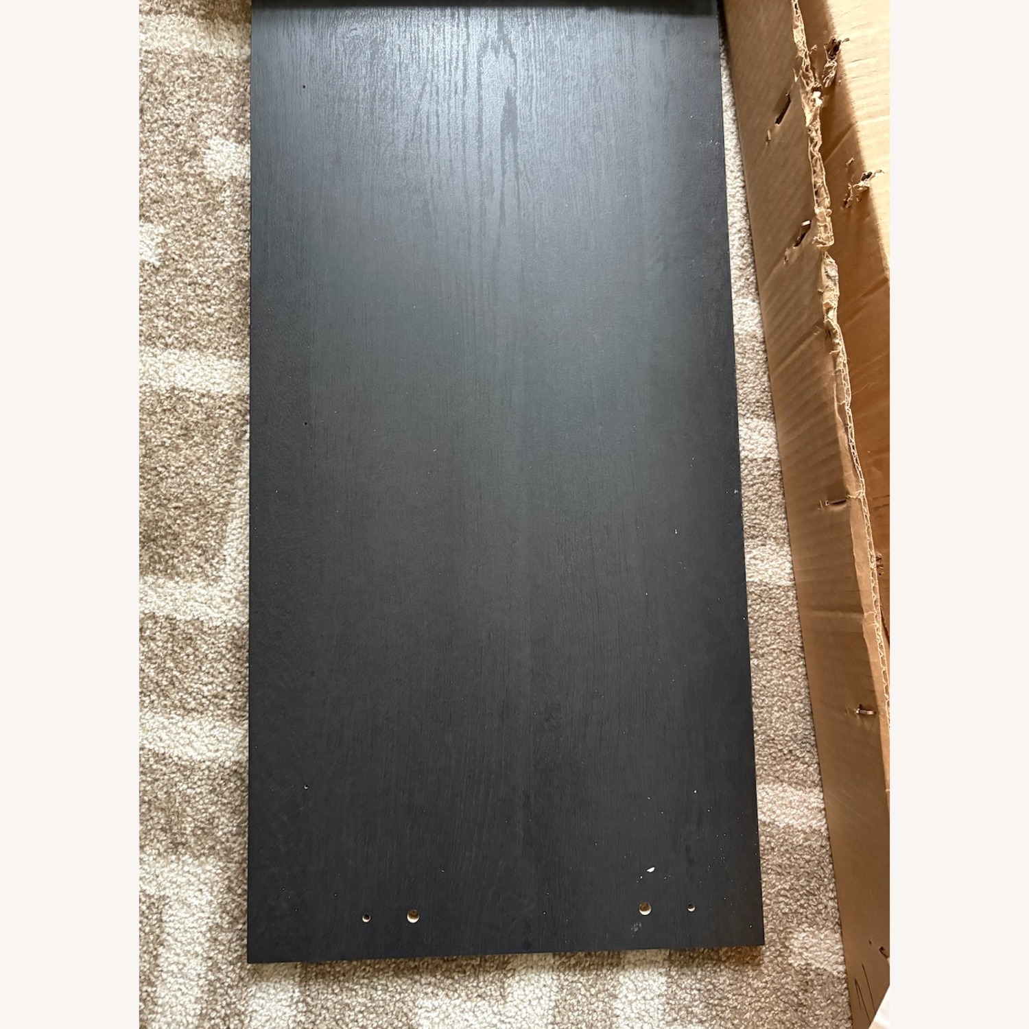 Myrasol Bookcase Black Wall Shelf - image-5