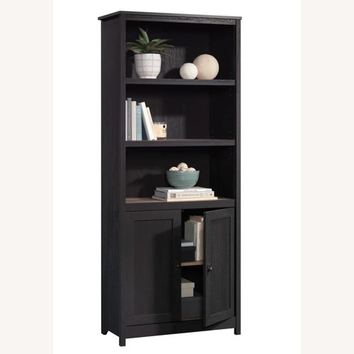 Used Myrasol Bookcase Black Wall Shelf for sale on AptDeco