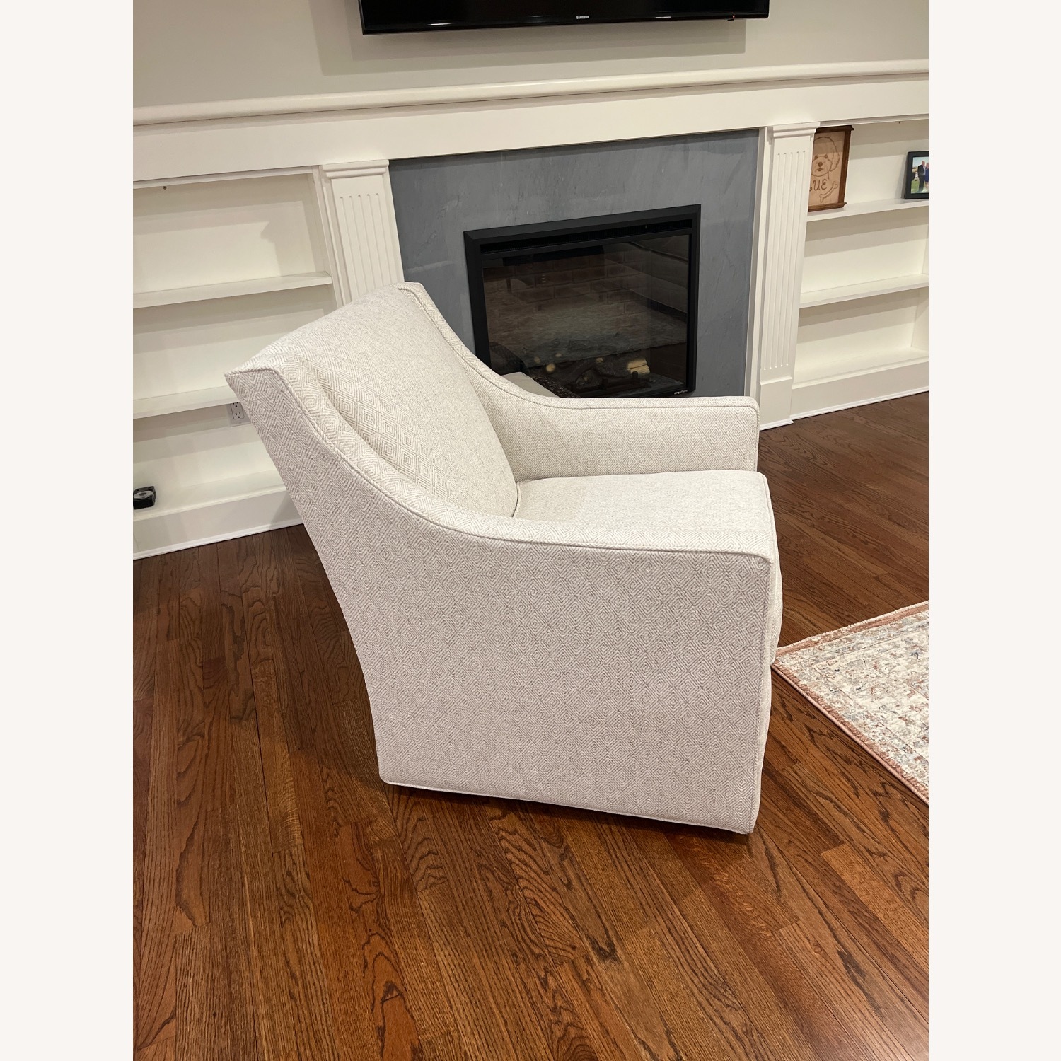 Ballard Designs Carlyle Natural Fabric Armchair - image-3