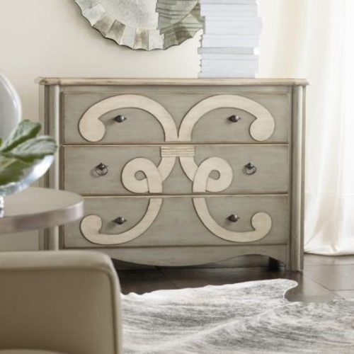 Used Hooker Furniture Melange Classique Scroll Chest for sale on AptDeco