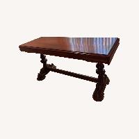 Wood Dining/Library Table Around 100 Years Old