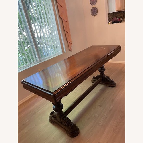 Used Wood Dining/Library Table Around 100 Years Old for sale on AptDeco
