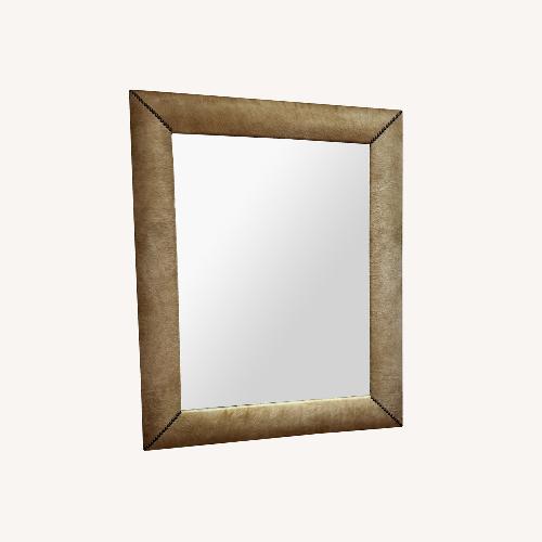 Used William Sonoma Hide Wall Mirror for sale on AptDeco