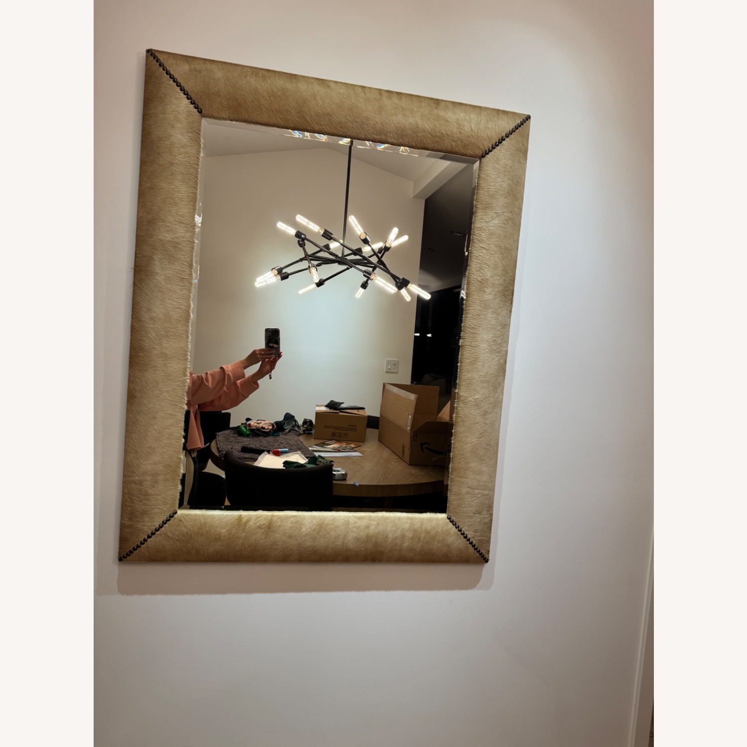 William Sonoma Hide Wall Mirror - image-1