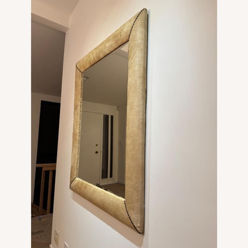 Used William Sonoma Hide Wall Mirror for sale on AptDeco