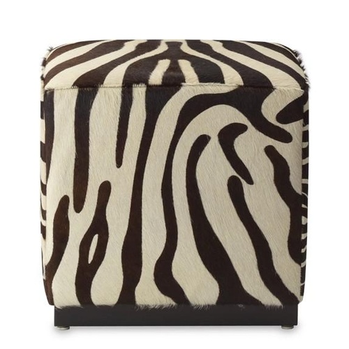 Used Williams Sonoma Fur and Hide Ottoman for sale on AptDeco