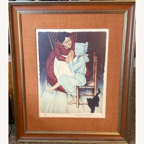 Used Norman Rockwell -my hand shook- Huck Finn for sale on AptDeco