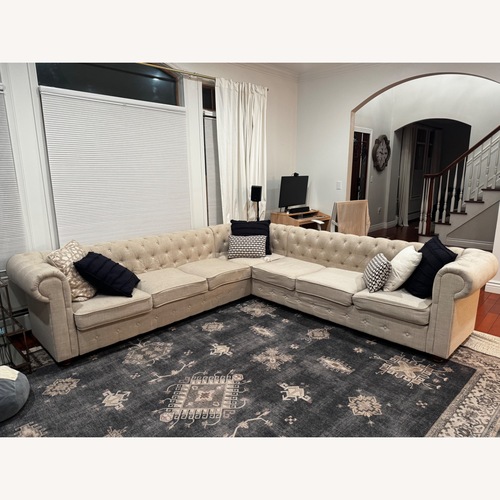 Used Hayneedle Natural 3+ Piece Sectional for sale on AptDeco
