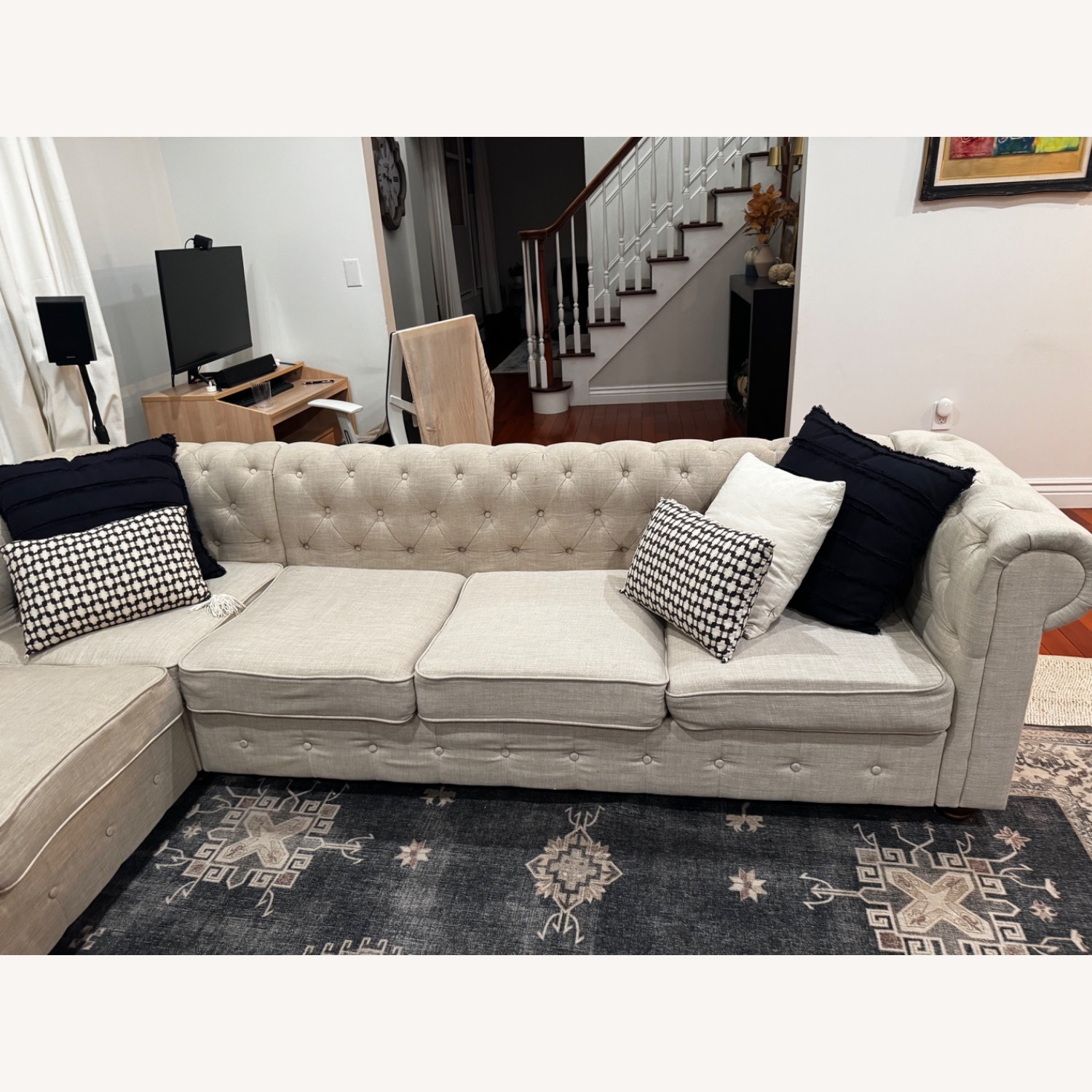 Hayneedle Natural 3+ Piece Sectional - image-2