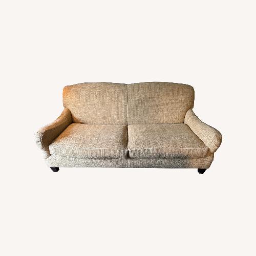 Used Crate & Barrel Canterbury Sofa Teak  for sale on AptDeco