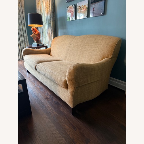 Used Crate & Barrel Canterbury Sofa Teak  for sale on AptDeco