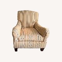 Crate & Barrel Canterbury Fabric Armchair