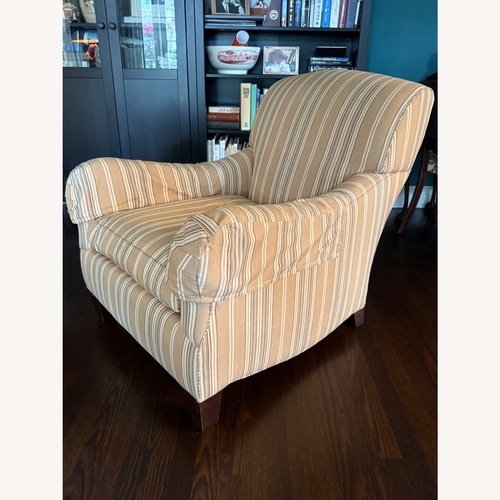 Used Crate & Barrel Canterbury Fabric Armchair for sale on AptDeco