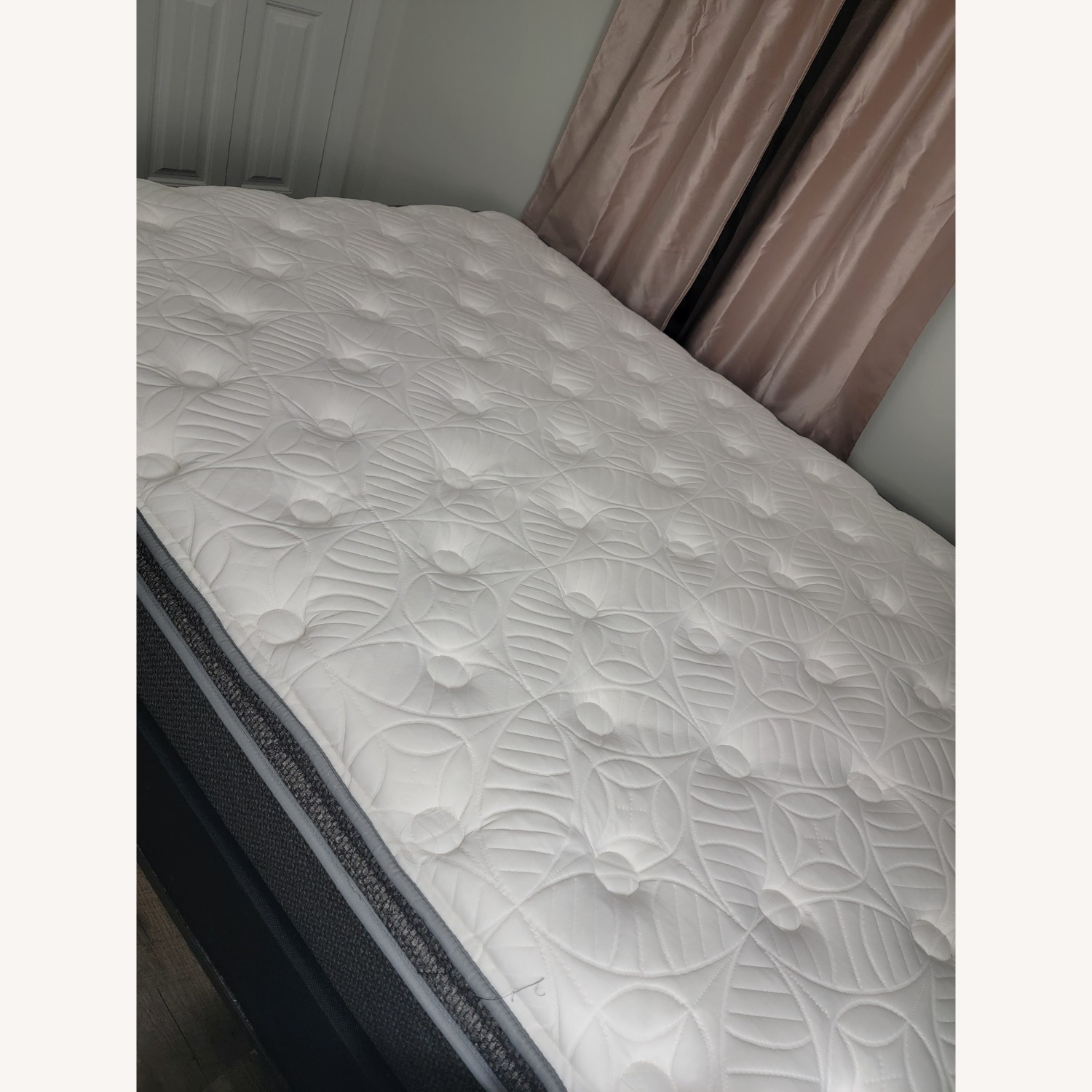 Dark Gray Queen Bed - image-6