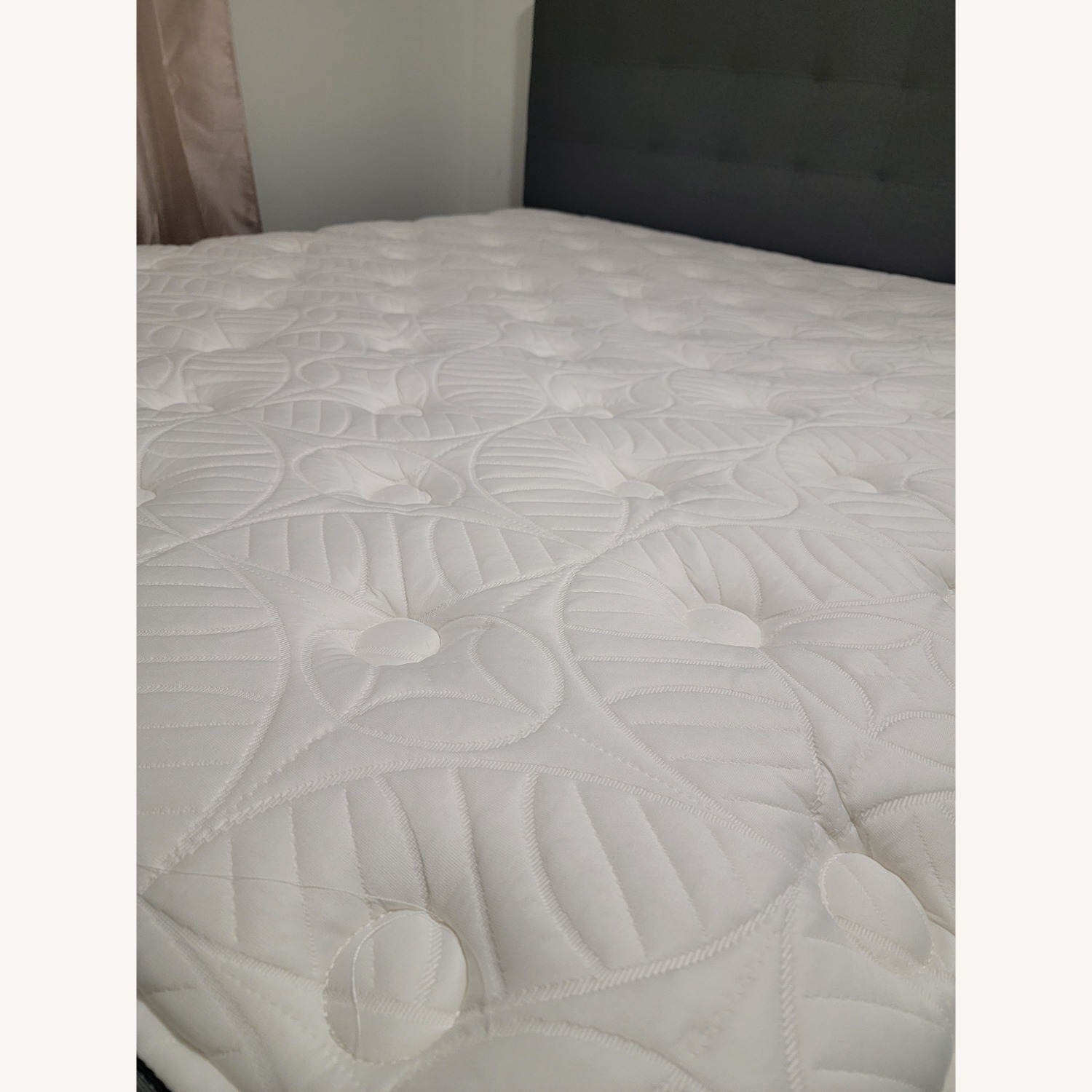 Dark Gray Queen Bed - image-5