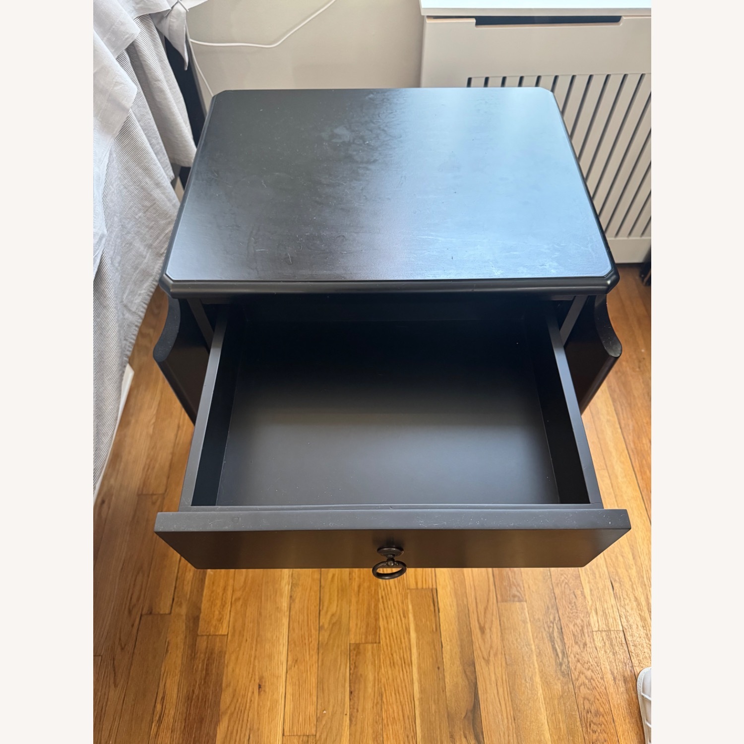 Butler Wilshire Black Wood Nightstand / Side Table - image-5