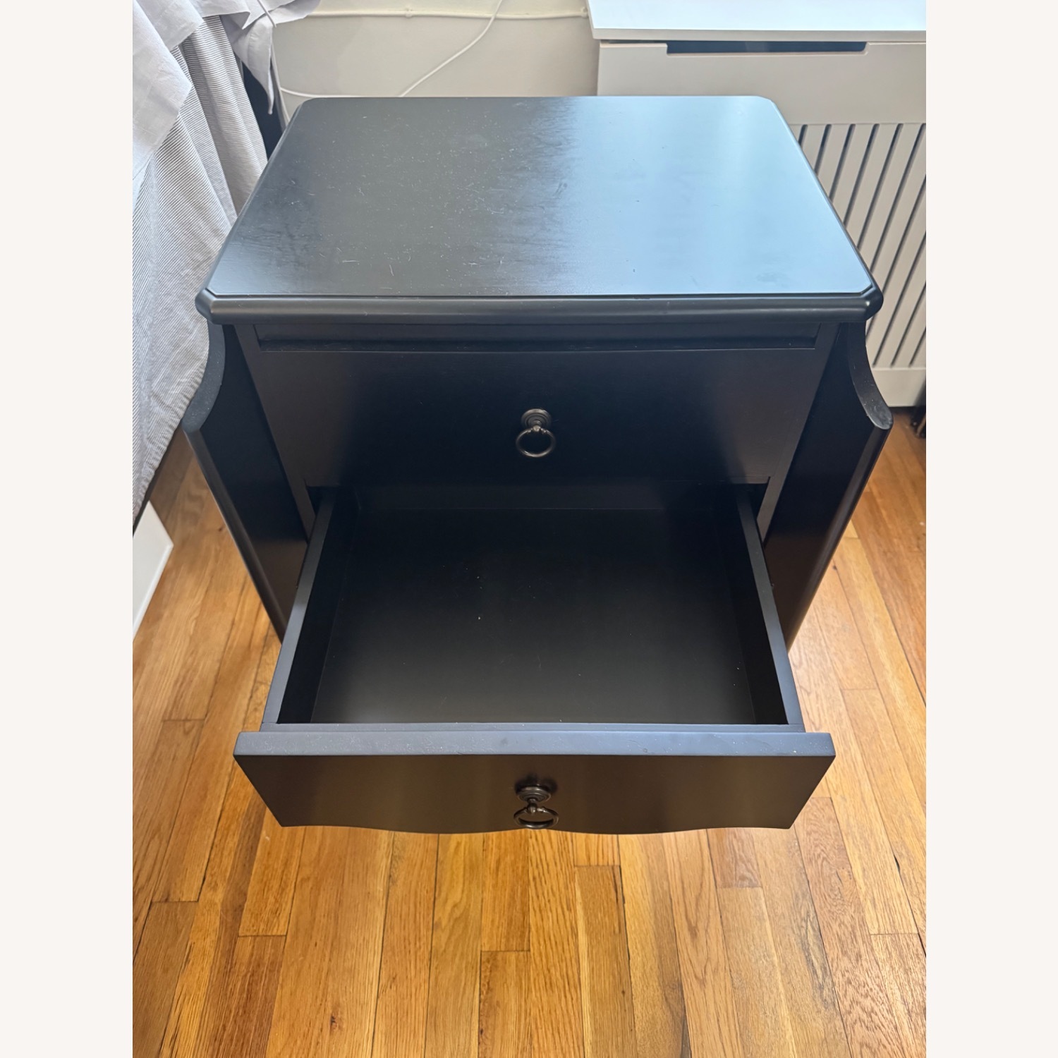 Butler Wilshire Black Wood Nightstand / Side Table - image-6