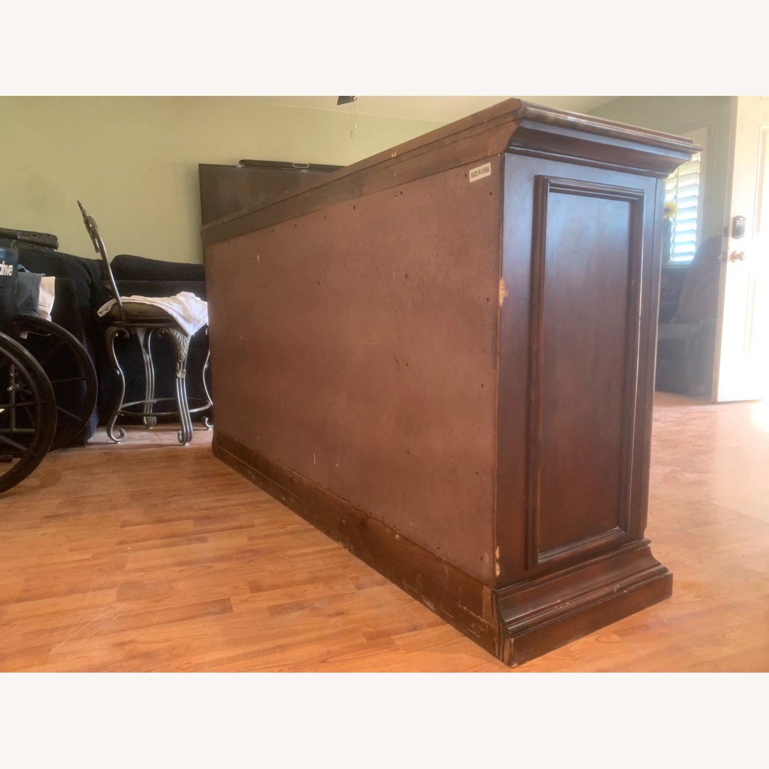 Dark Brown Marble Dresser - image-2