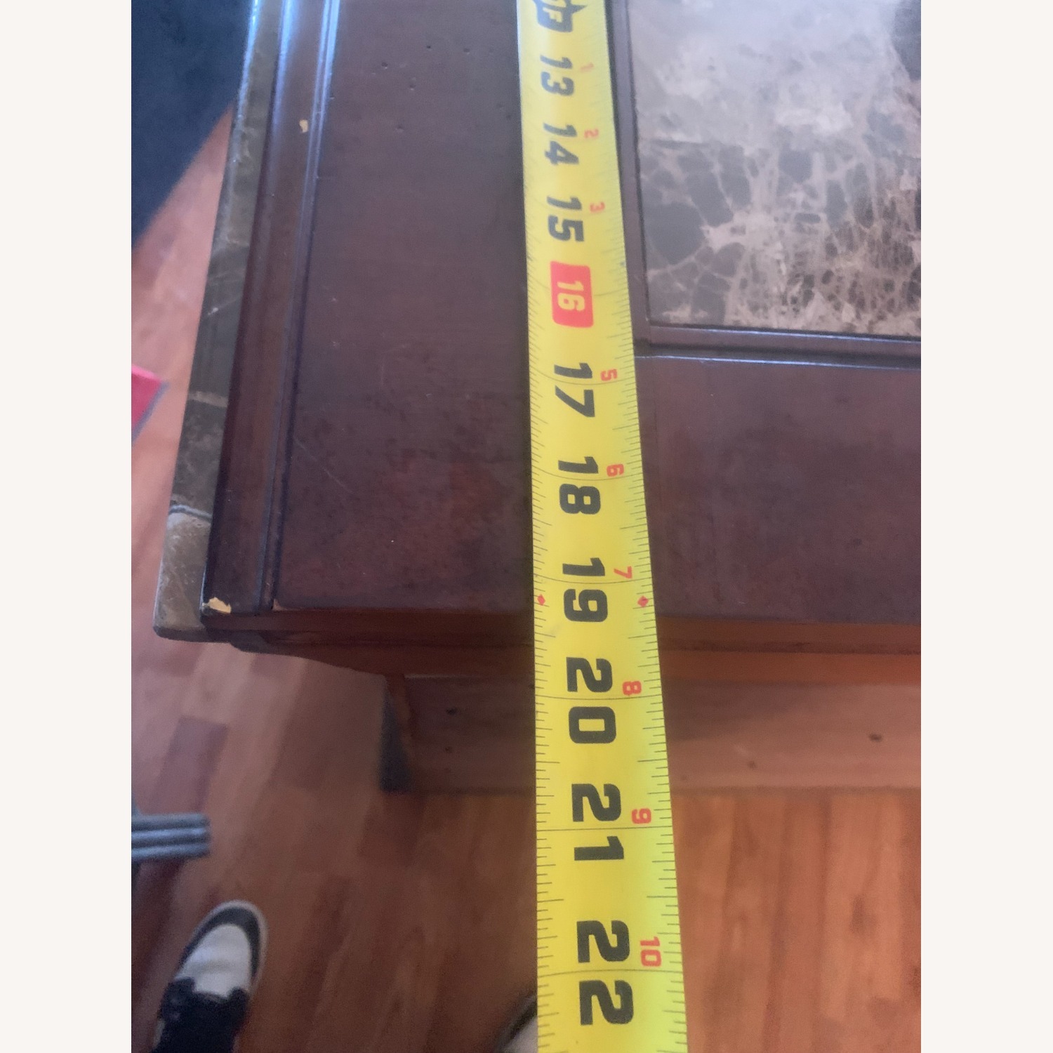 Dark Brown Marble Dresser - image-5