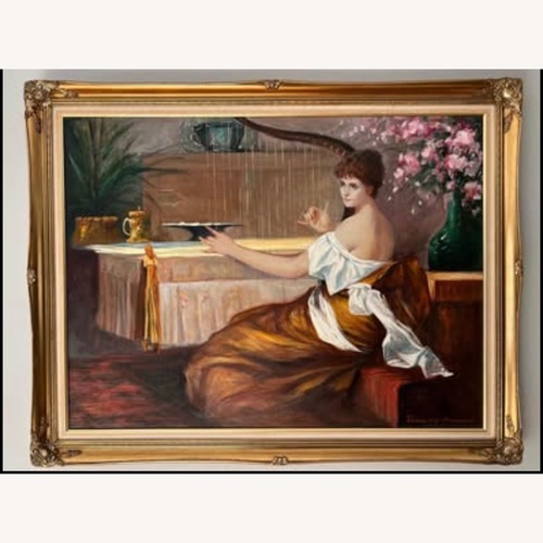 Used Francois Boudin Oil Painting for sale on AptDeco