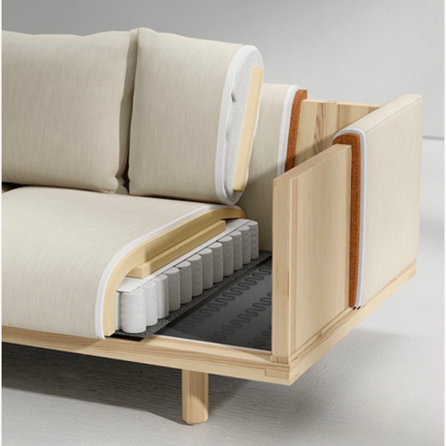 IKEA Stockholm Fabric 3+ Seater Sofa - image-5