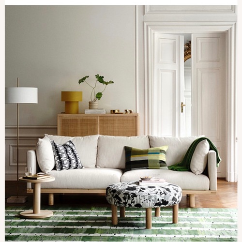 Used IKEA Stockholm Fabric 3+ Seater Sofa for sale on AptDeco