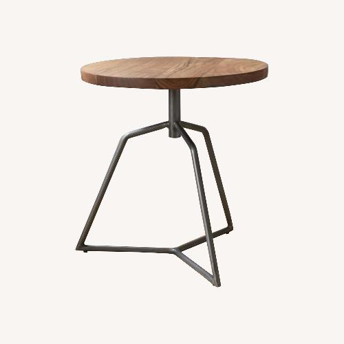 Used CB2 Dot Acacia Side Table-Stool for sale on AptDeco