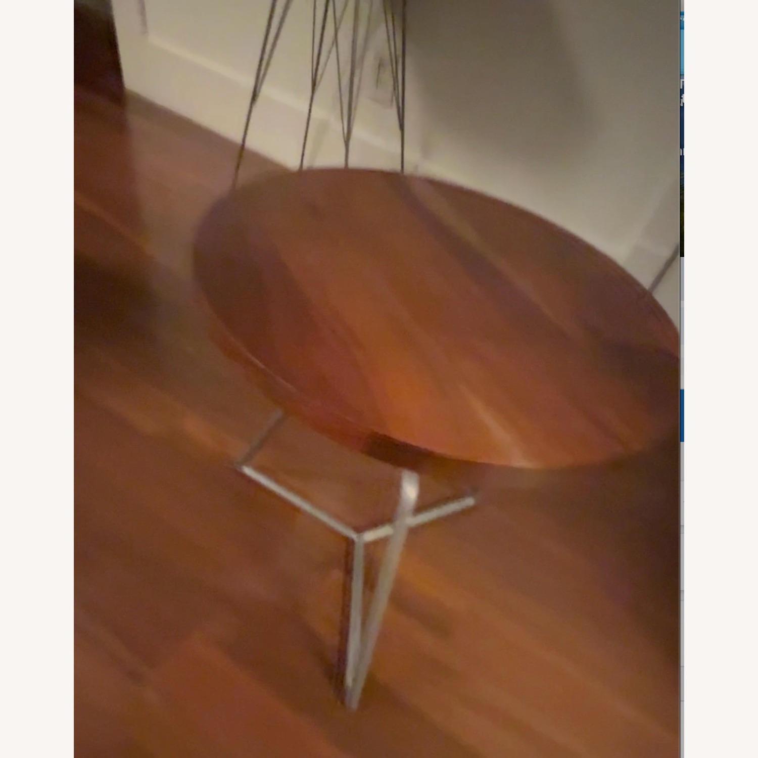 CB2 Dot Acacia Side Table-Stool - image-3