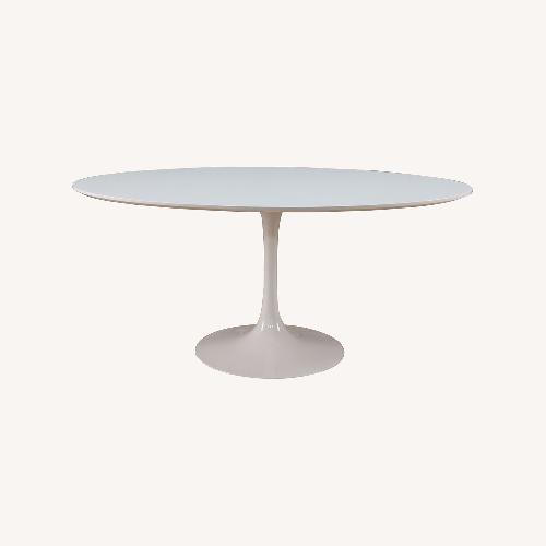 Used Room & Board Julian Oval Table White Dining Table for sale on AptDeco